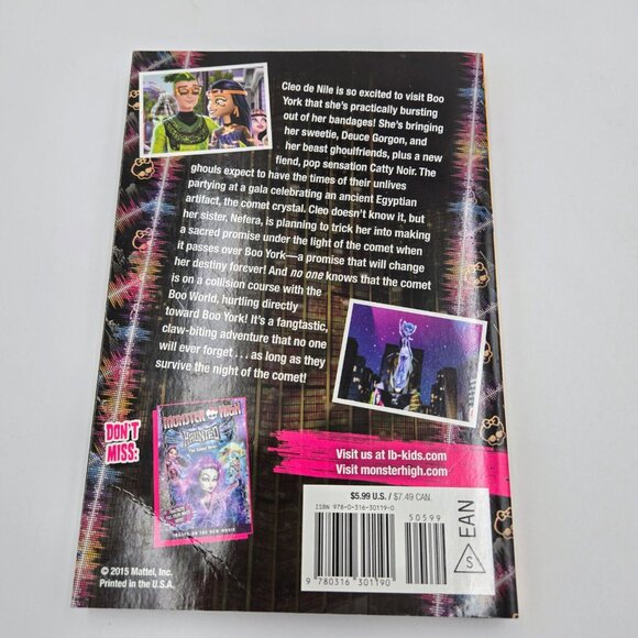 Monster High Books Boo York Boo York And Goulfriends To The End Soft Cover Paran - Picture 4 of 16